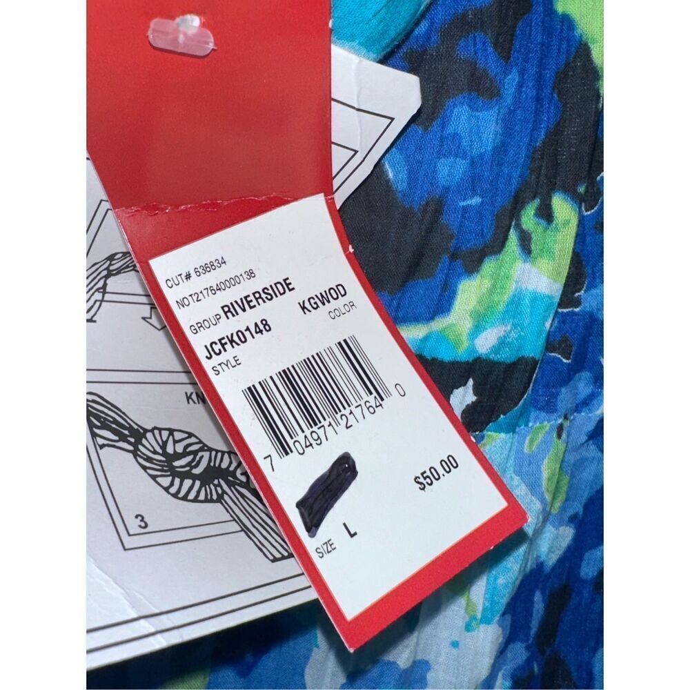 NEW WITH TAGS Beautiful CHOICES FLORAL Maxi Skirt SIZE LARGE FLOWY - Picture 6 of 8